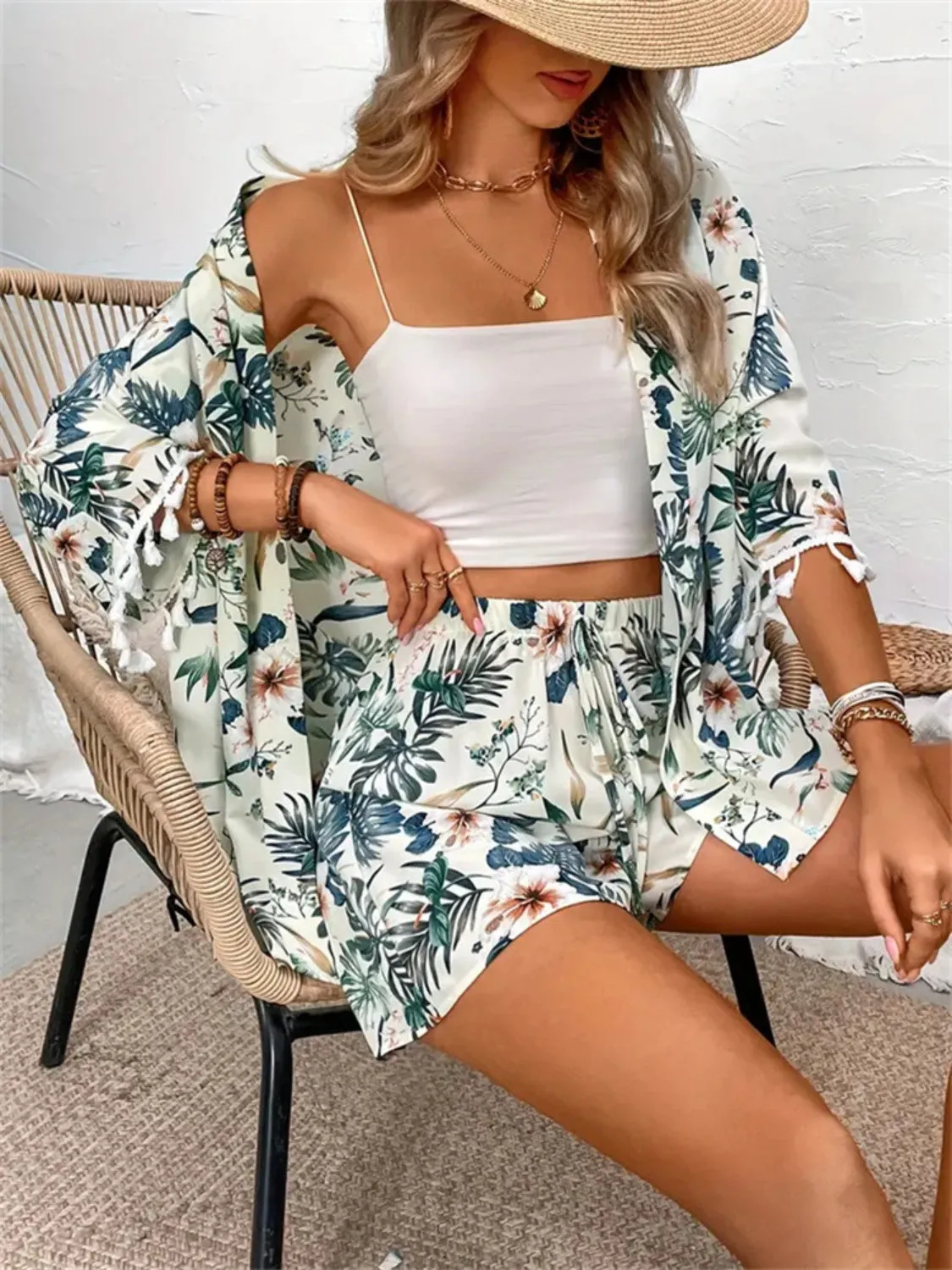 🌼 Printed Half Sleeve Top and Shorts Set 🌼