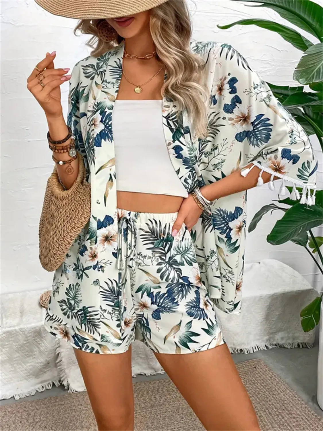 🌼 Printed Half Sleeve Top and Shorts Set 🌼