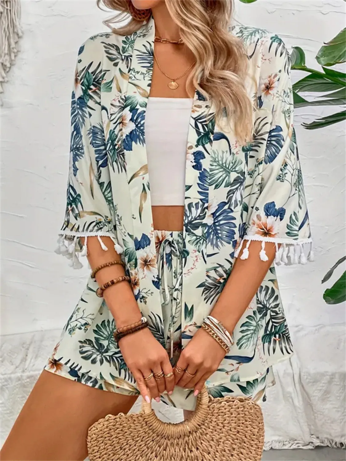 🌼 Printed Half Sleeve Top and Shorts Set 🌼