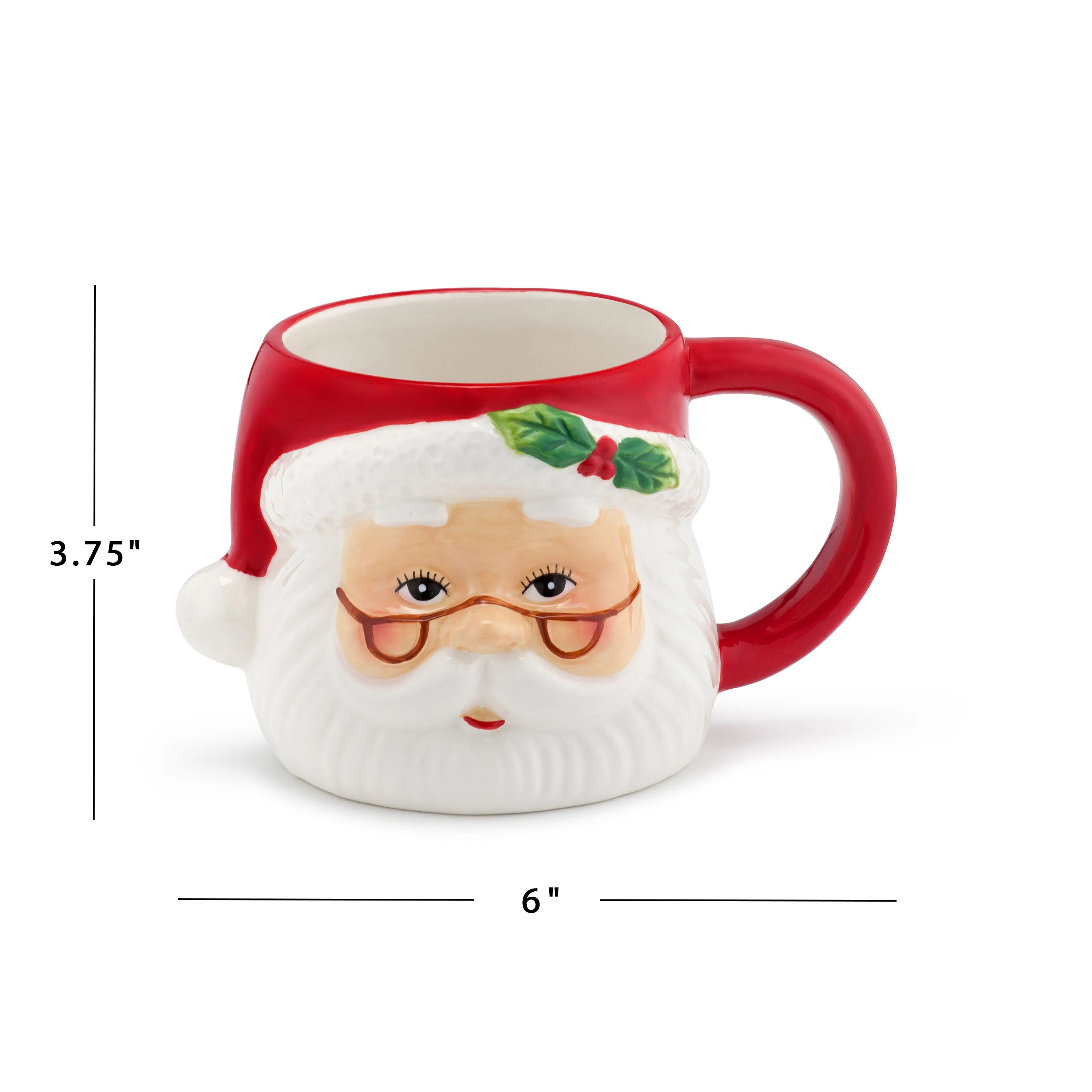 16 oz. Nostalgic Ceramic Mug - Santa