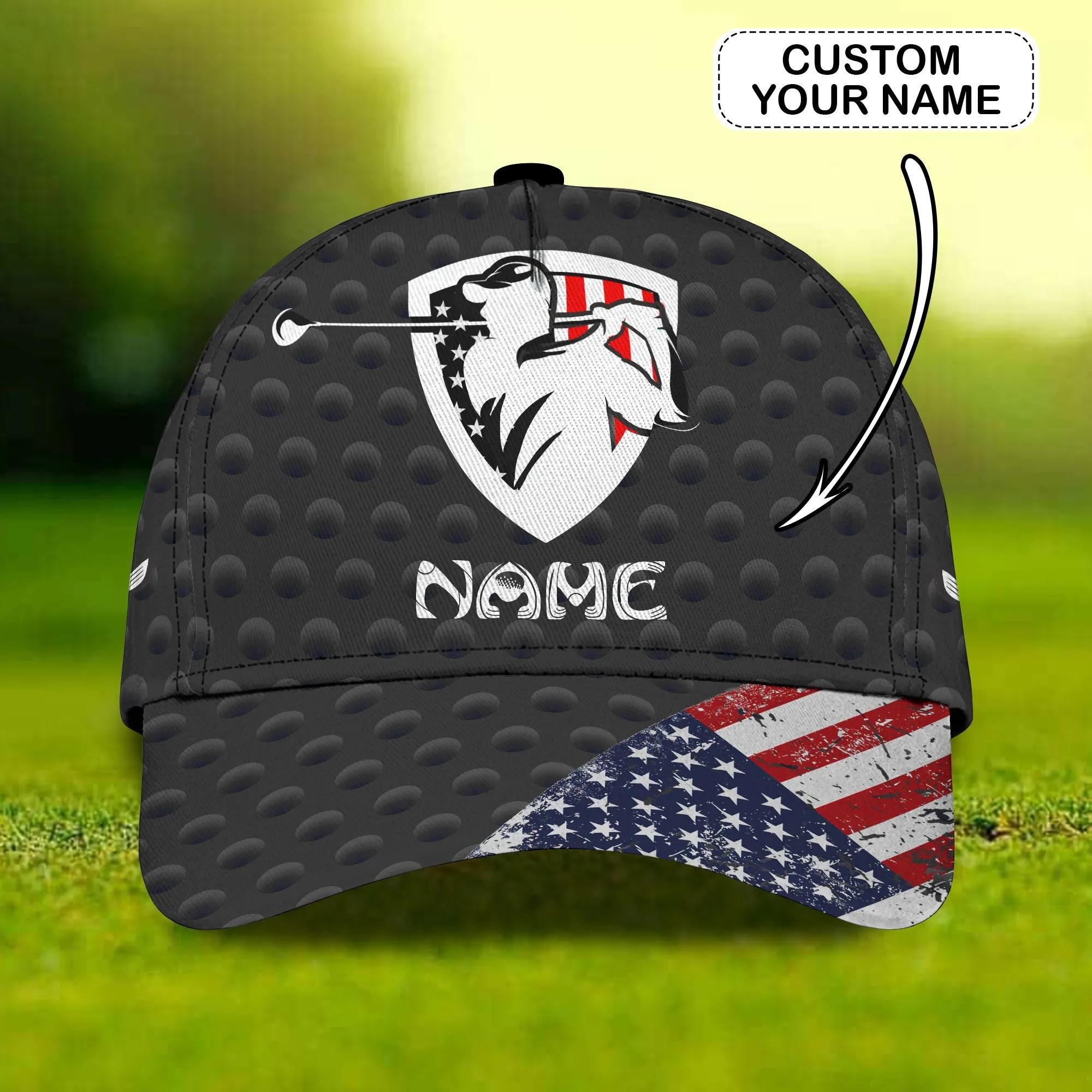 3D Classic Cap American Golf Personalized Name Cap Namashops