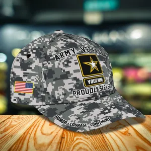 3D Classic Cap Army Veteran Personalized Name Cap 37 Namashops