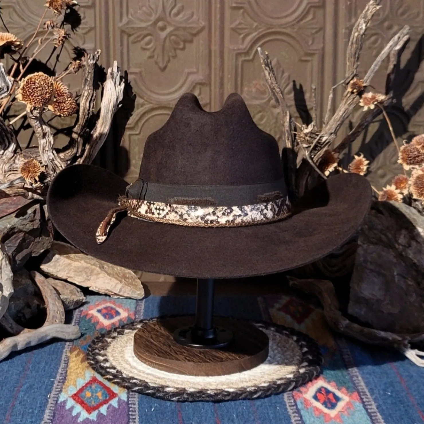 4X Wool Hat "Texas Hold 'Em" by Bullhide 0872CH