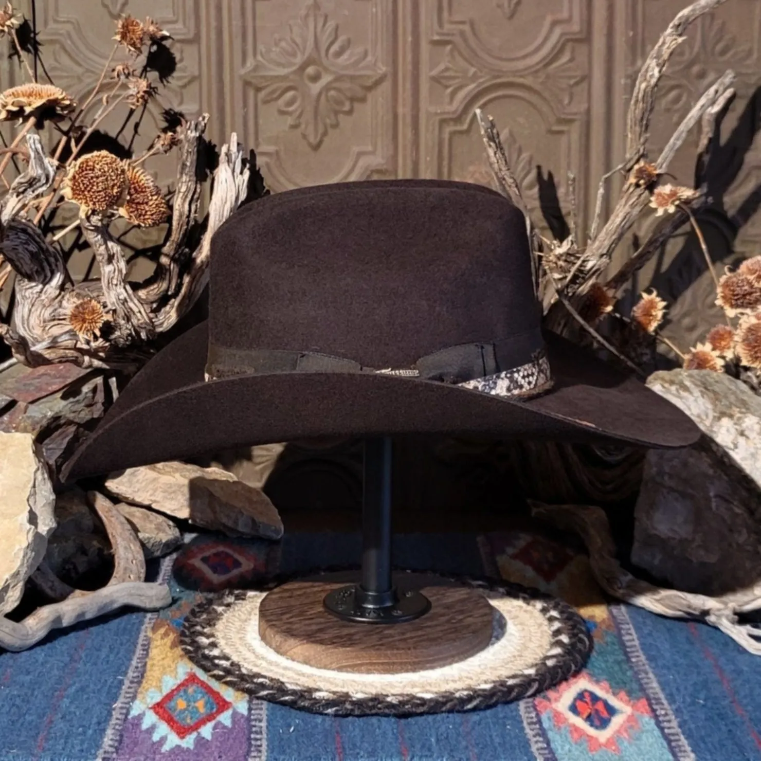 4X Wool Hat "Texas Hold 'Em" by Bullhide 0872CH