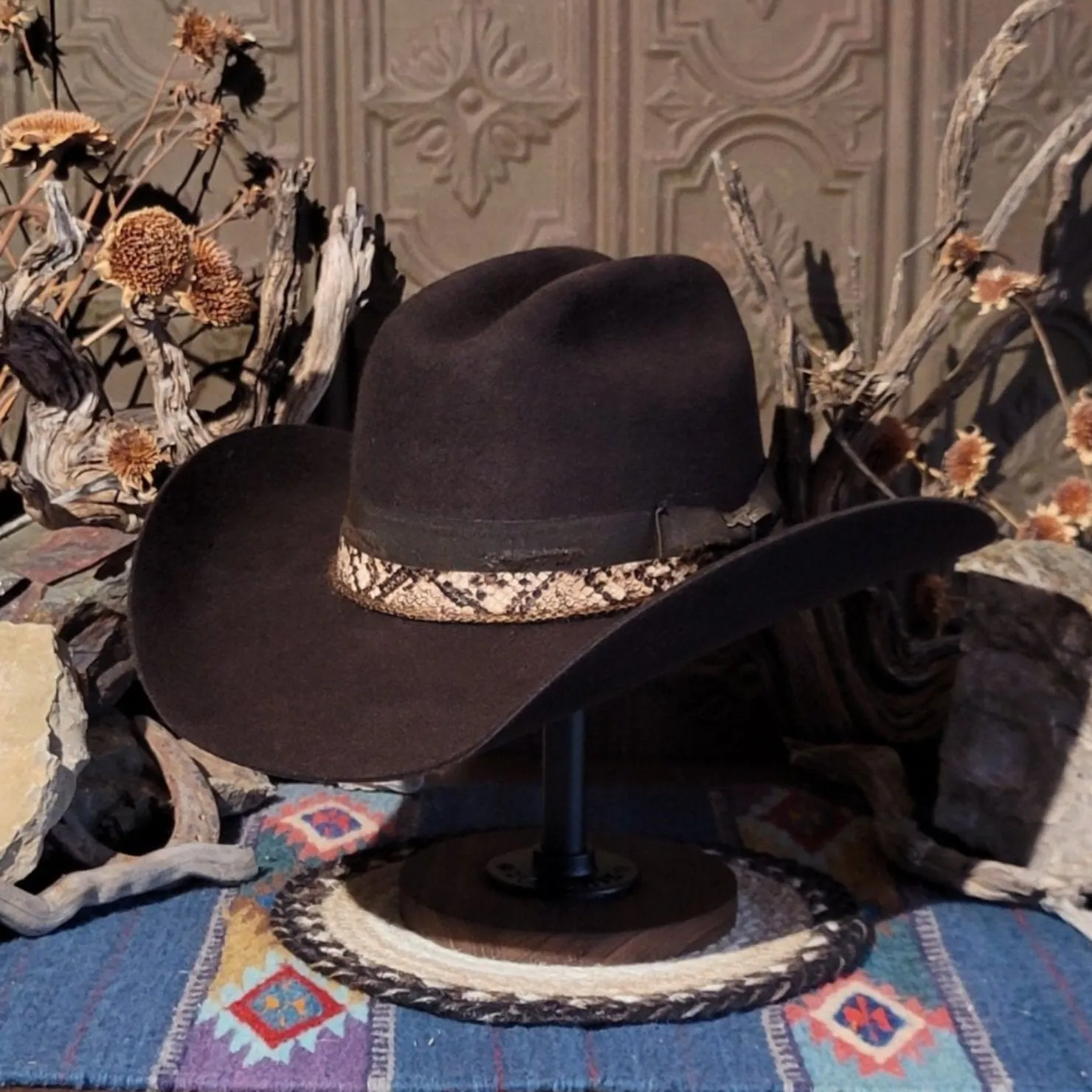 4X Wool Hat "Texas Hold 'Em" by Bullhide 0872CH