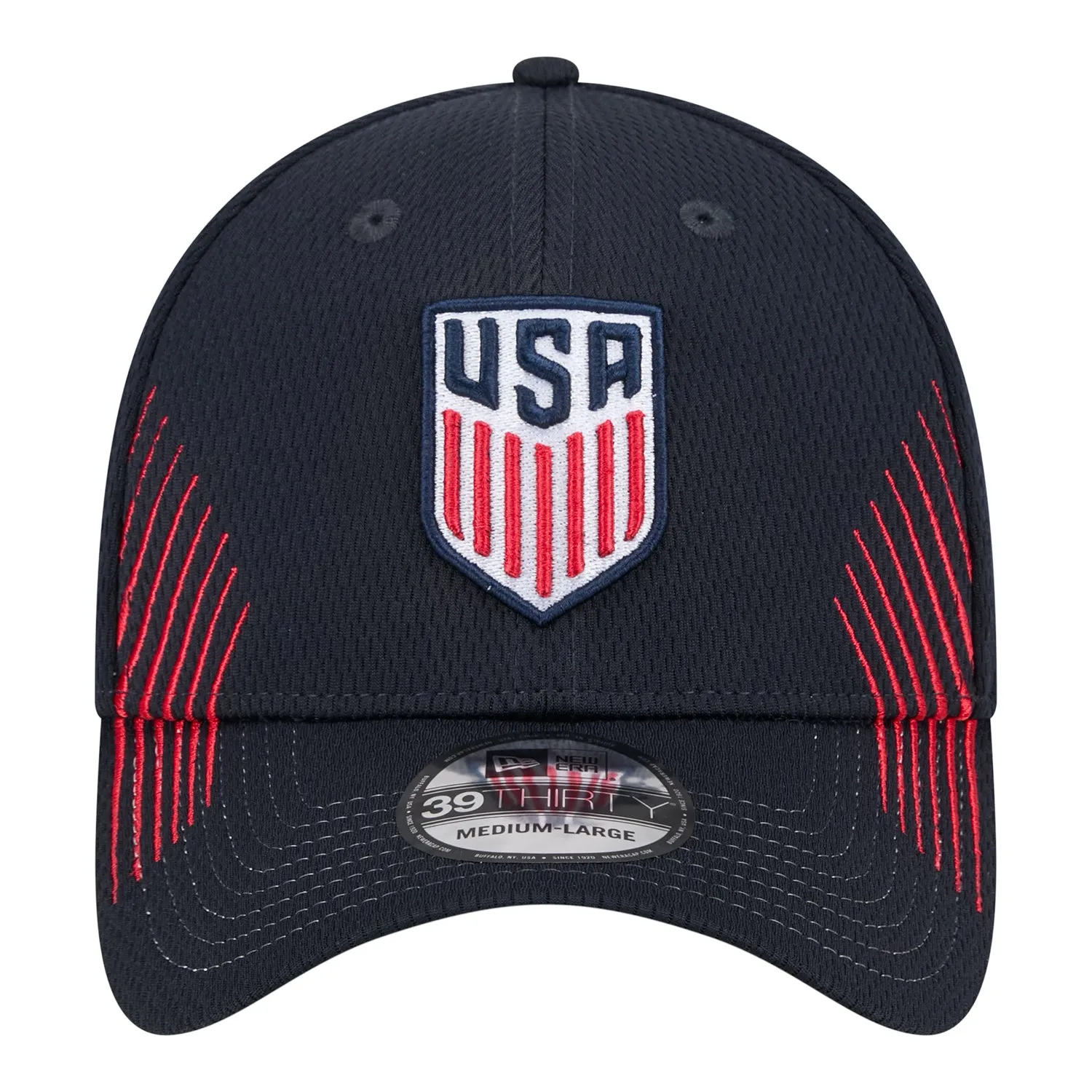 Adult New Era USMNT 39Thirty Active Navy Hat