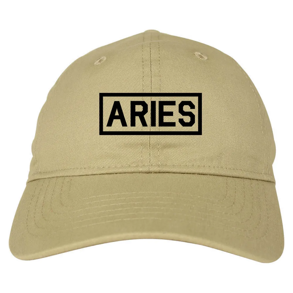 Aries Horoscope Sign Mens Dad Hat Baseball Cap