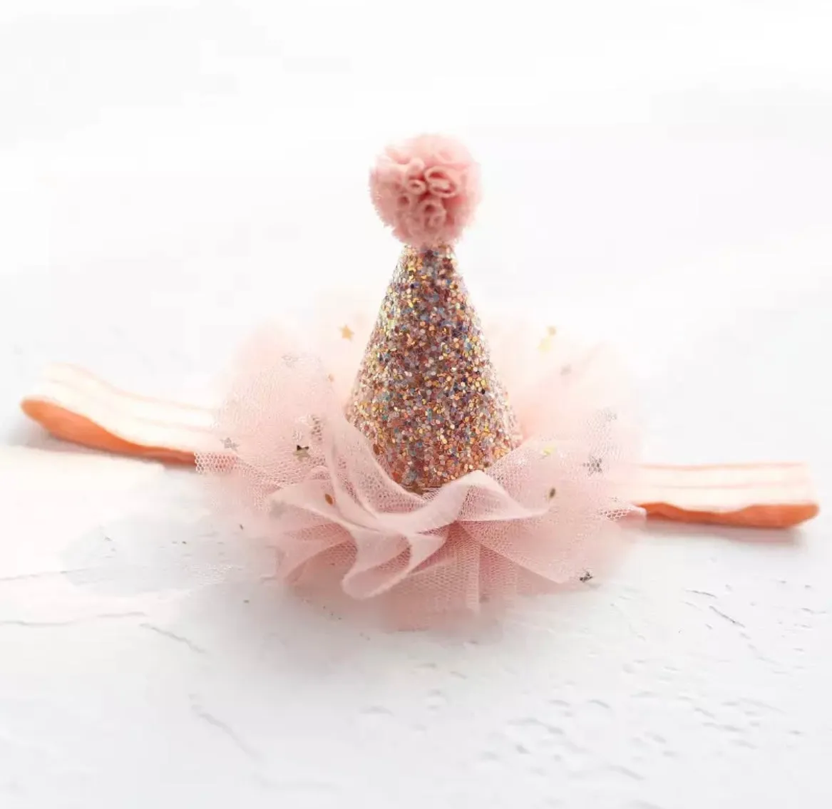 Baby Birthday Party Hat - Dusty Pink