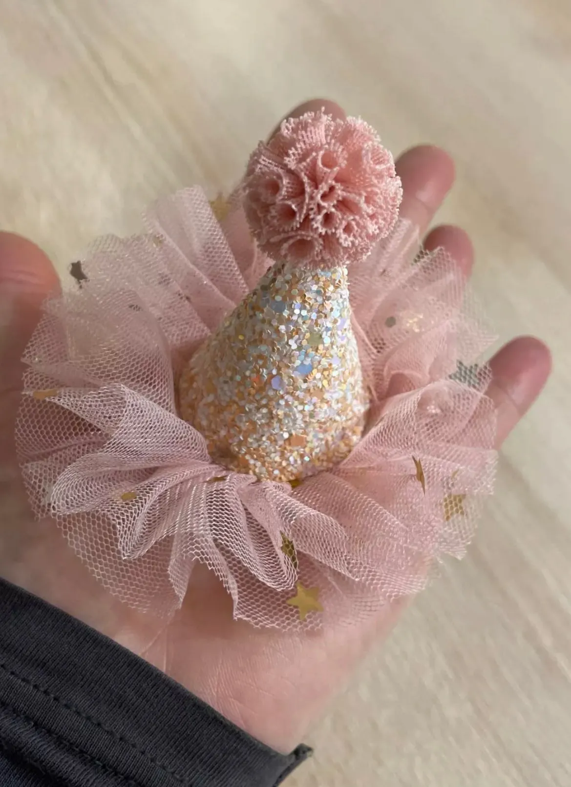 Baby Birthday Party Hat - Dusty Pink