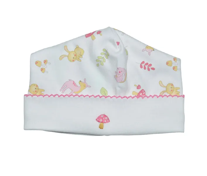 Baby Girl's Animal Forest Print Hat