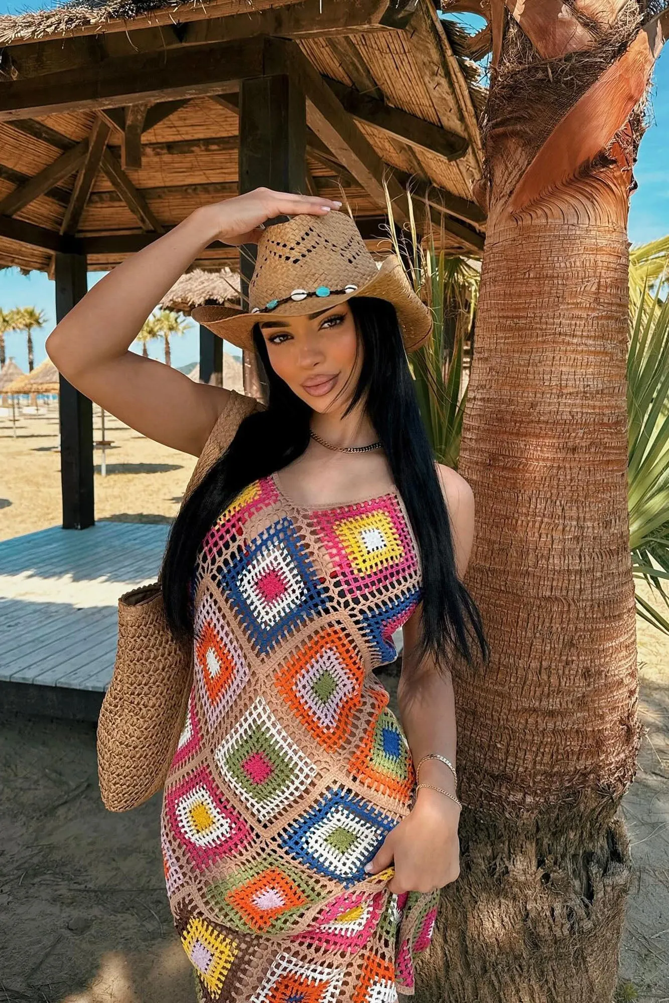 Bahamas Vacay Hat - Tan