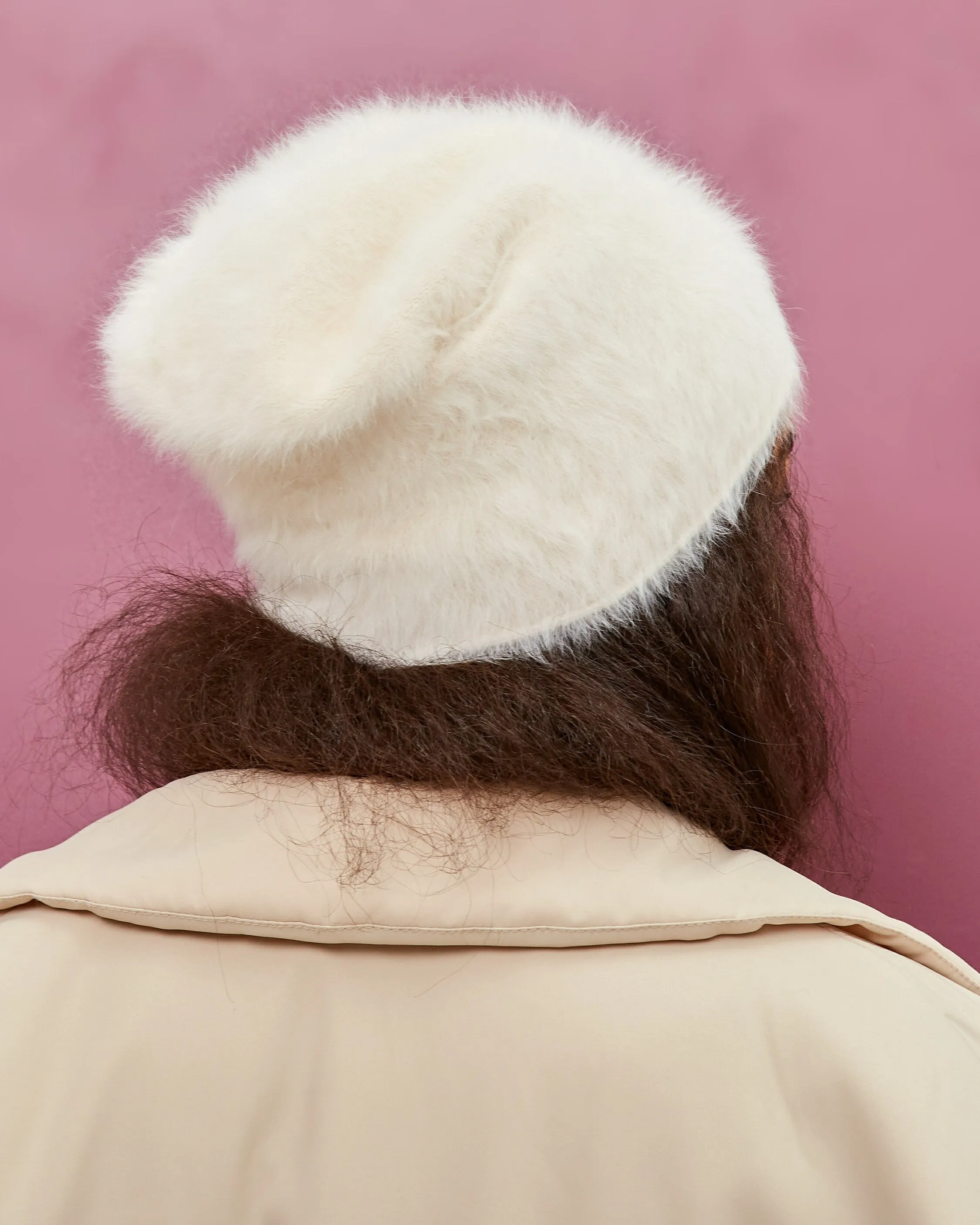 Beanie Hat Angora Wool Winter Headwear