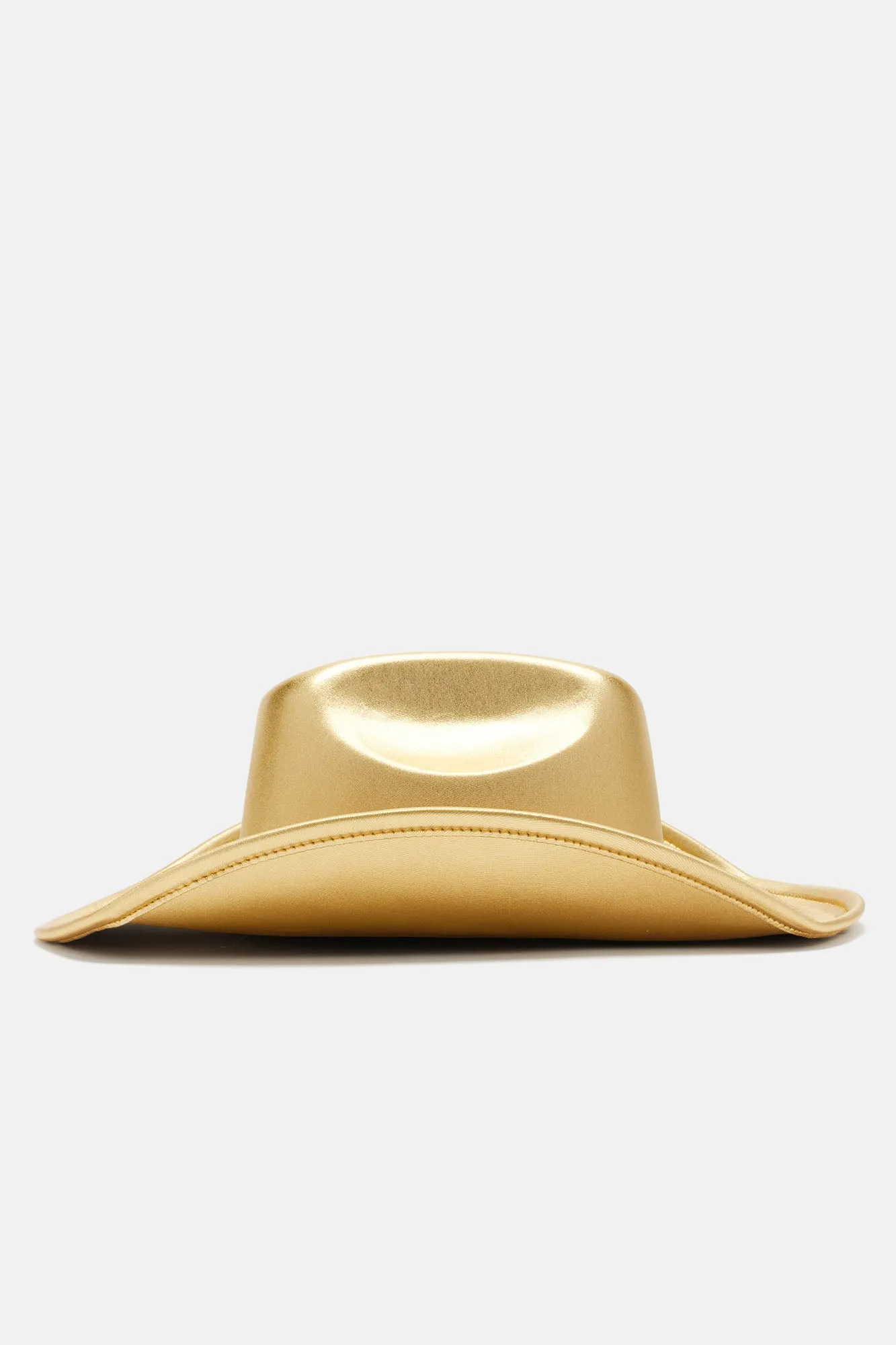 Behind The Flash Cowboy Hat  - Gold