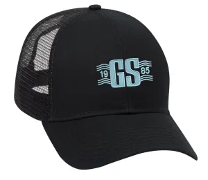 Black Mesh Back Hat