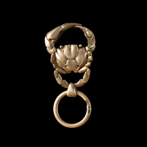 Brass Crab Keychain