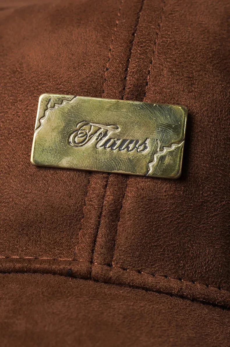 Brown Suede Cap