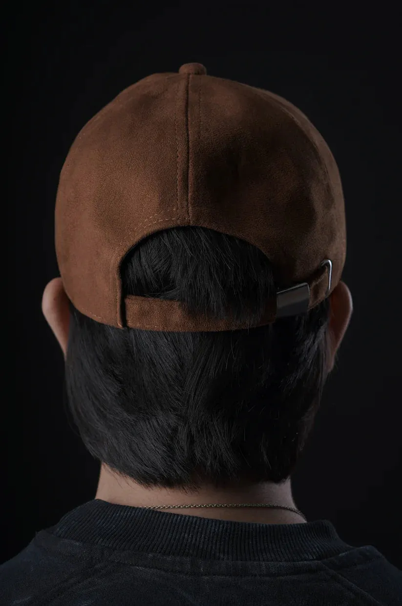 Brown Suede Cap