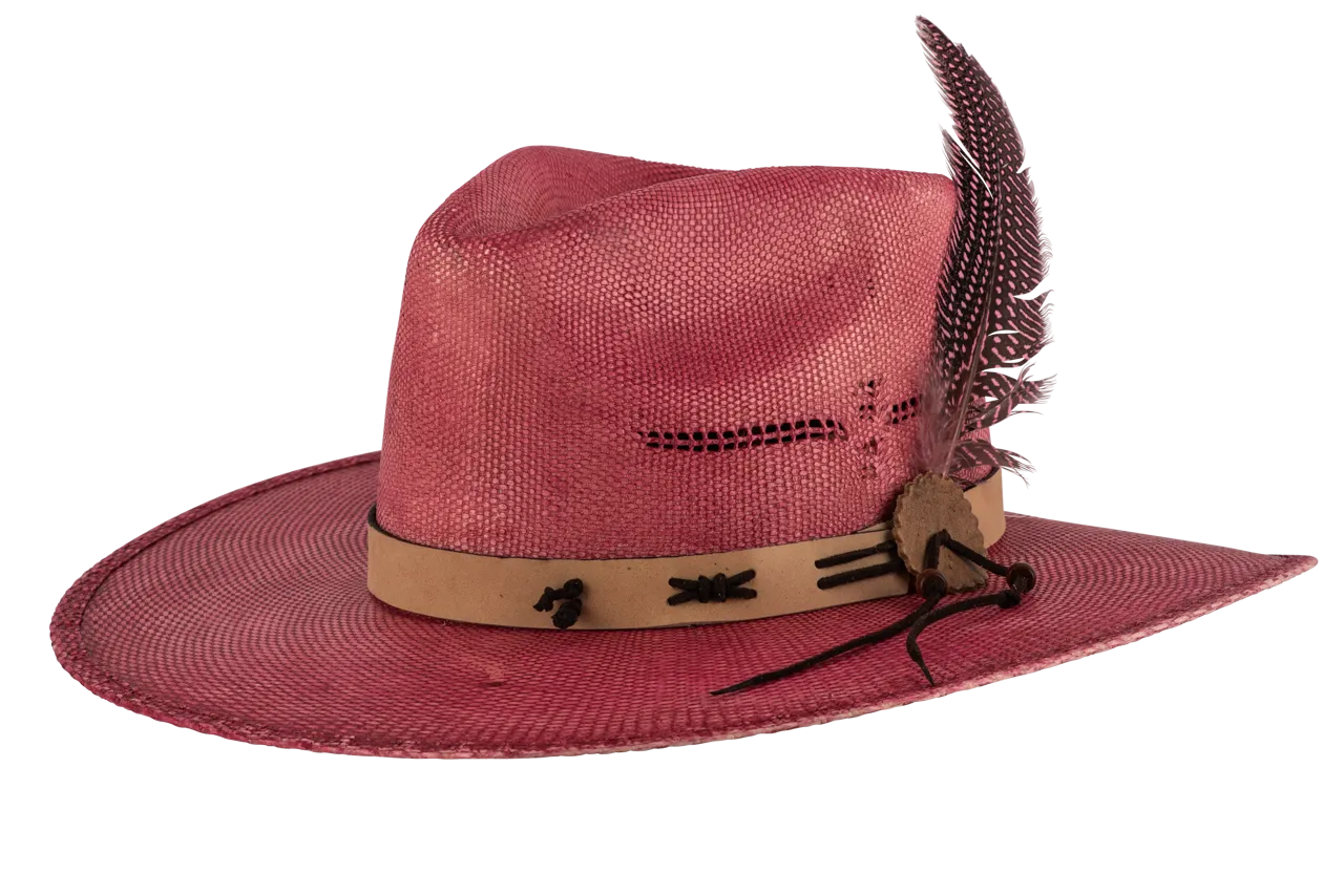 Bullhide Chasing Summer Red Straw Cowboy Hat