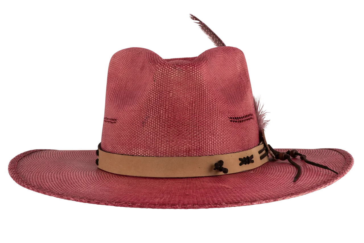 Bullhide Chasing Summer Red Straw Cowboy Hat