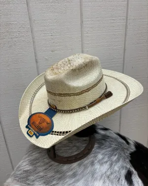 Bullhide Opening Shot 50X Natural Bangora Straw Cowboy Hat 5034