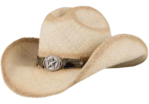 Bullhide Star Concho Straw Hat