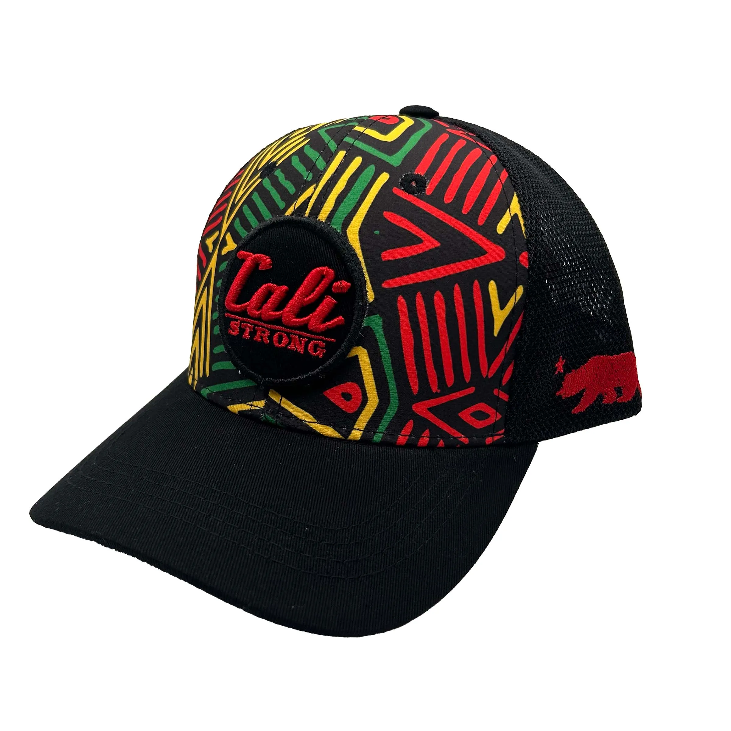 CALI Strong Tribal Tactical Trucker Hat Morale Patch