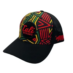 CALI Strong Tribal Tactical Trucker Hat Morale Patch