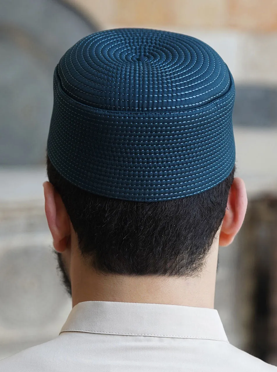 Circle Stitched Turban Hat