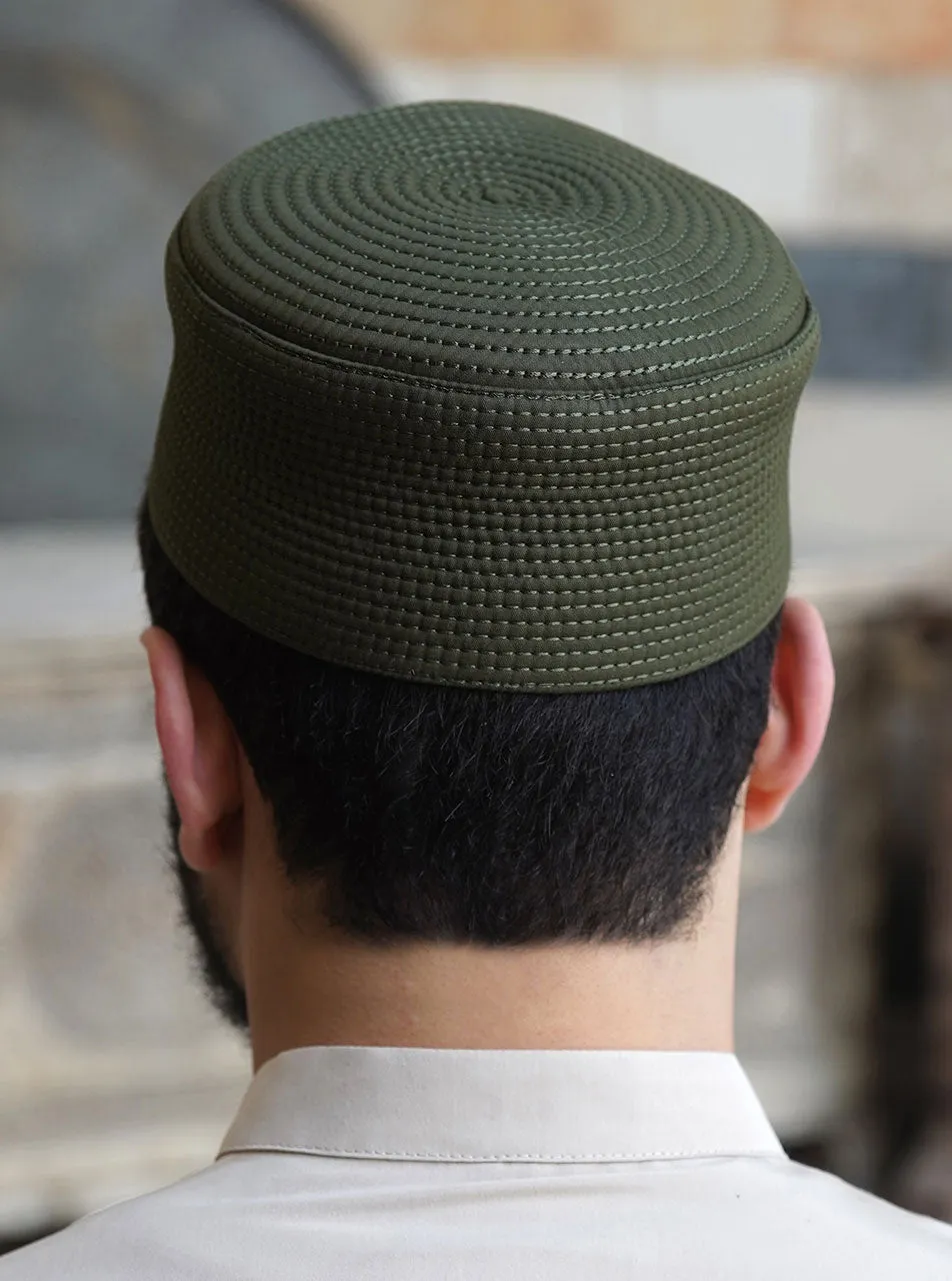 Circle Stitched Turban Hat