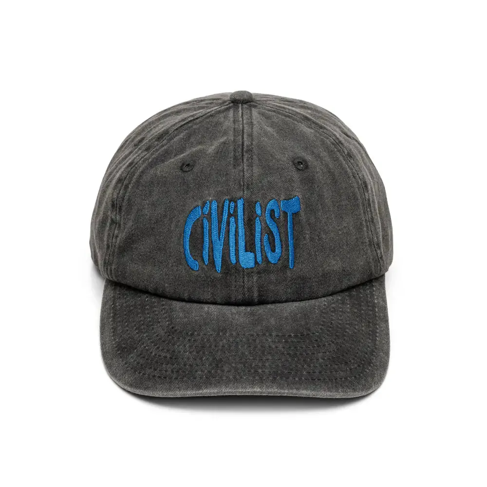 Civilist - Big Fun Dad Hat (Washed Black)