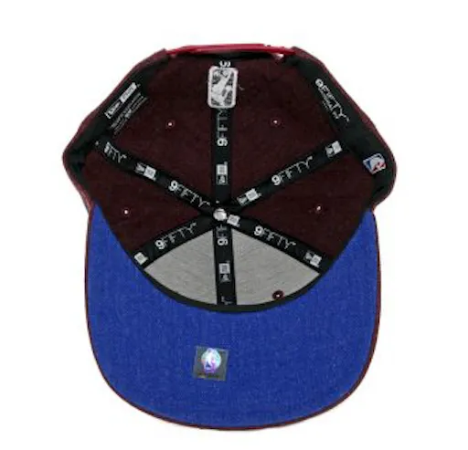 Cleveland Cavaliers NBA New Era 9Fifty Heather Hype Snapback Hat Cap Wine