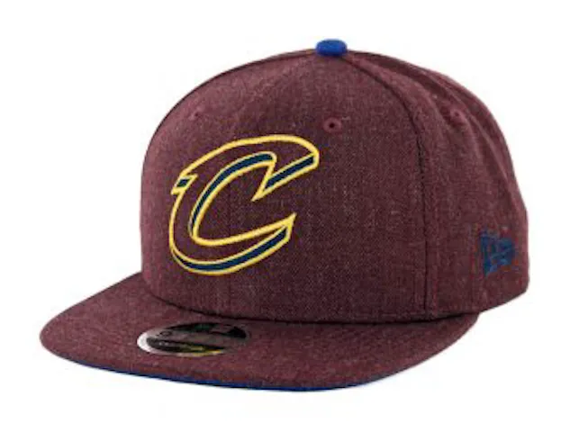 Cleveland Cavaliers NBA New Era 9Fifty Heather Hype Snapback Hat Cap Wine