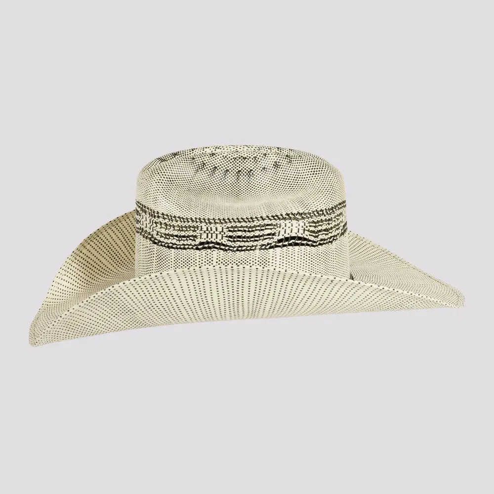 Curly | Mens Woven Western Bangora Straw Cowboy Hat