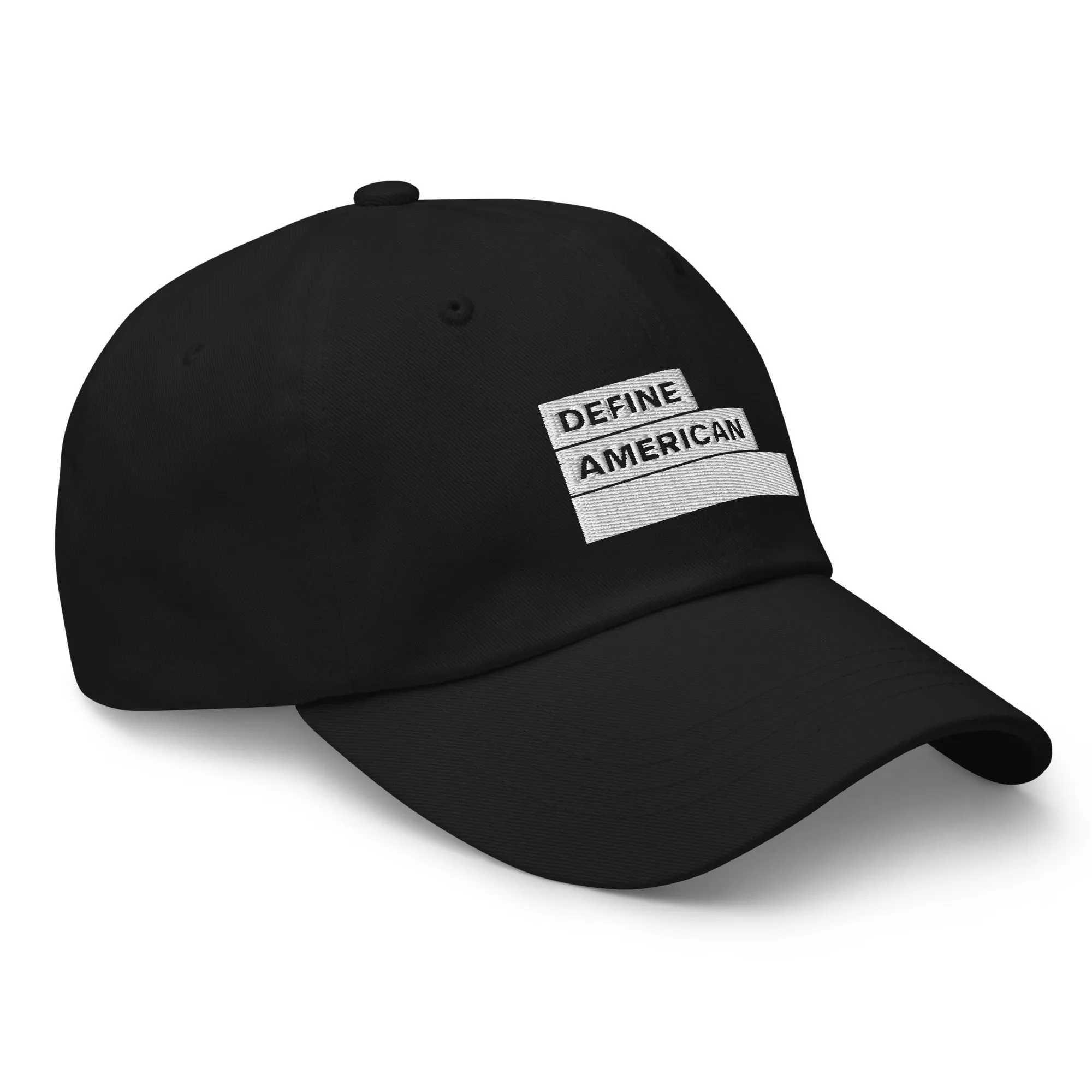 Define American White Logo Baseball Cap