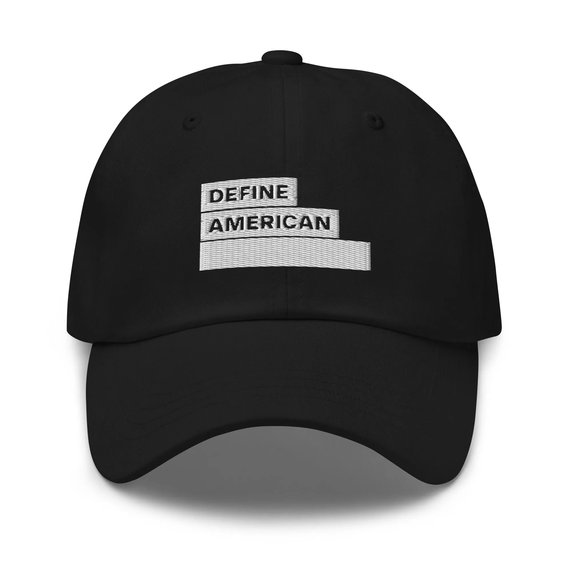 Define American White Logo Baseball Cap