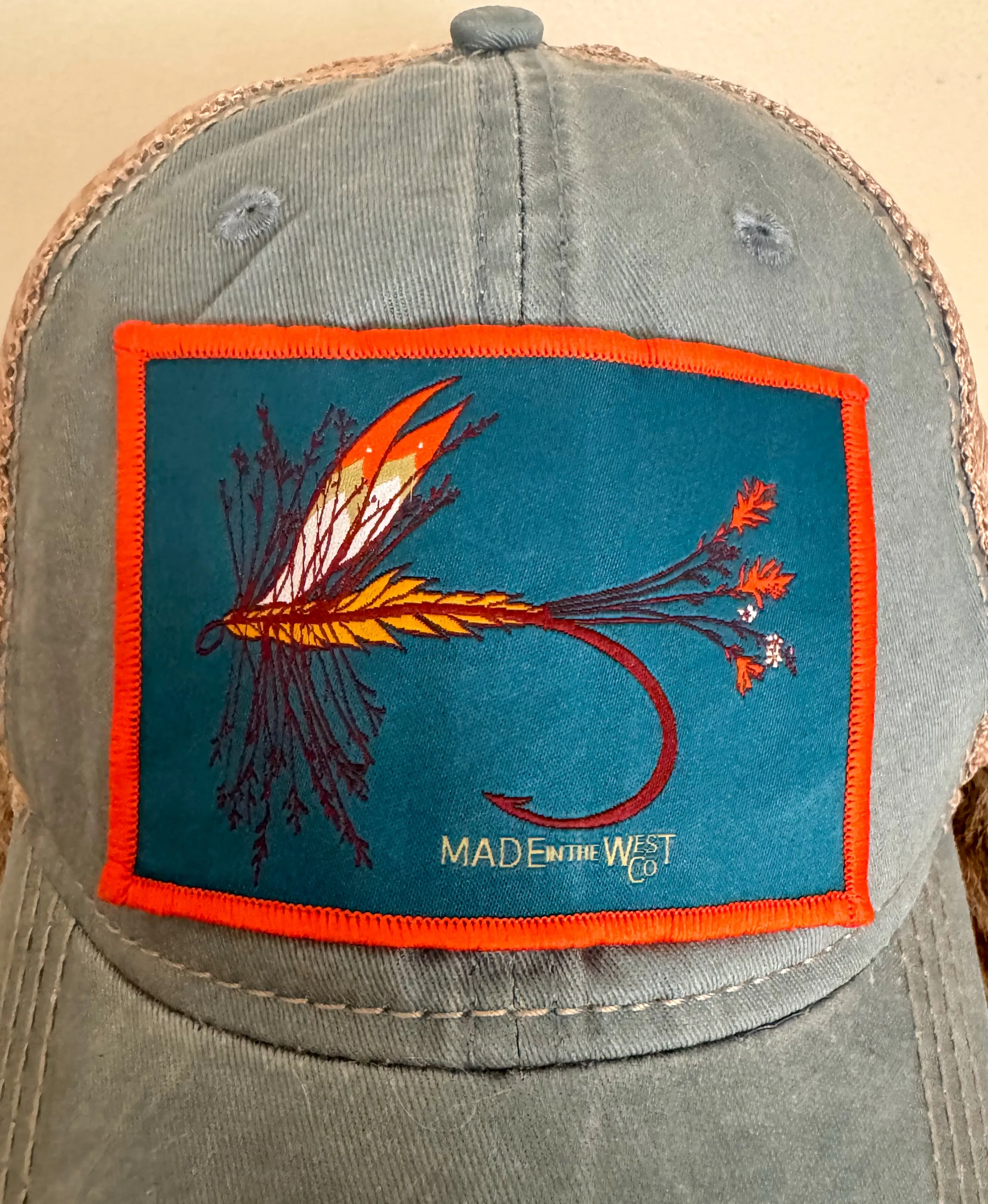 Distressed Sage Hat - Wildflower Adam’s Fly
