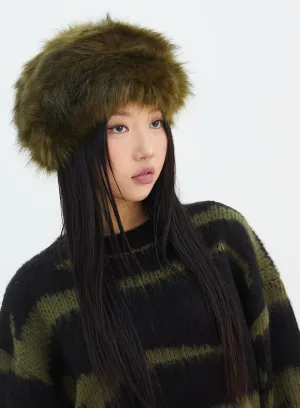 Faux Fur Bucket Hat IN317