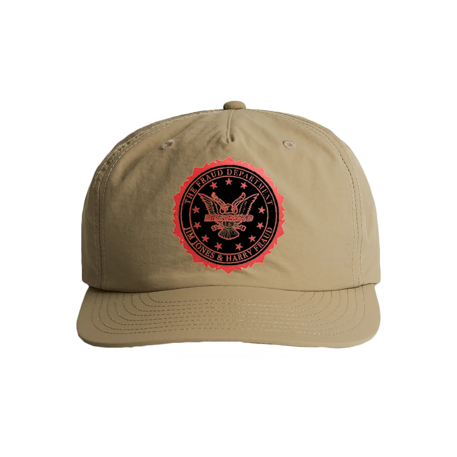 Fraud Department Nylon Surf Hat - Khaki