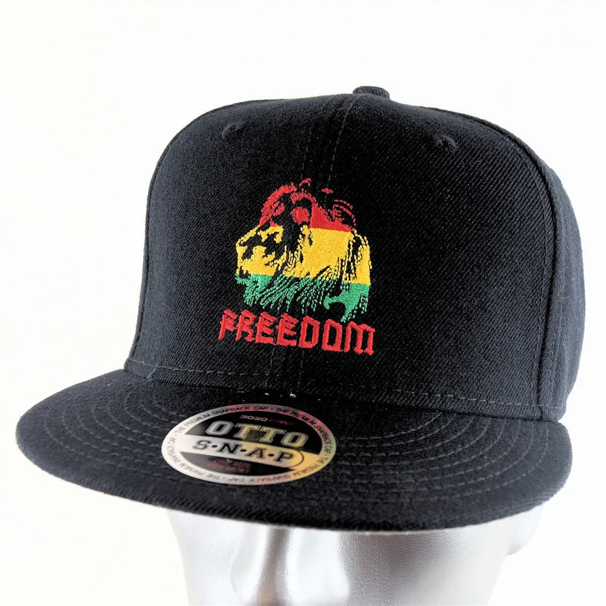 Freedom Rasta Flat Bill Snapback Cap