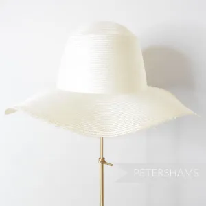 'Great Wall' Vintage 50s/60s Grade 3 Natural Undyed Parasisal Straw Capeline