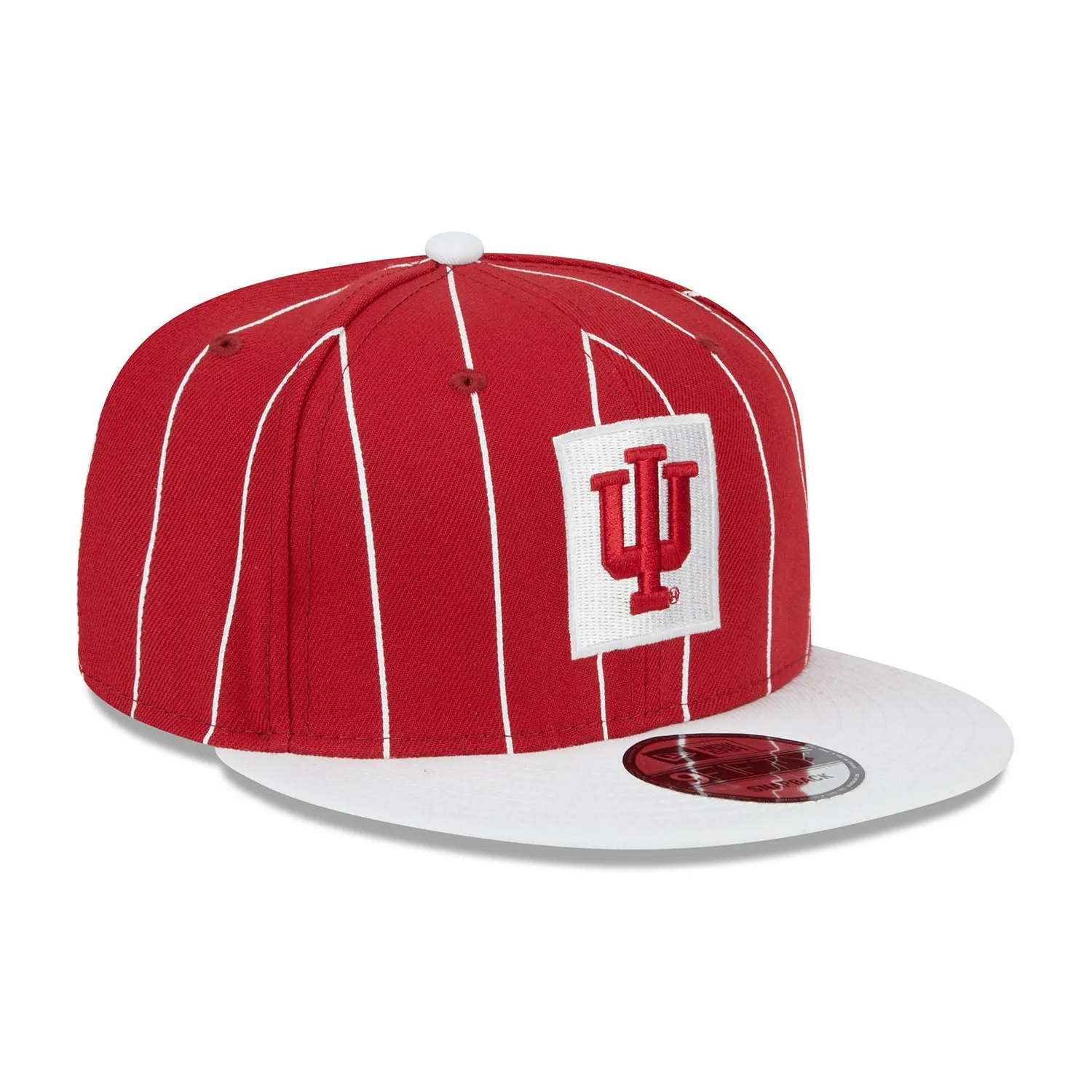 Indiana Hoosiers Vintage Pinstripe Crimson Adjustable Hat
