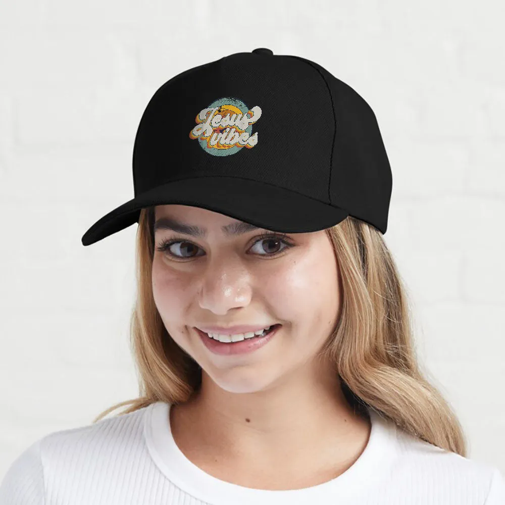 Jesus Vibes Retro Vintage Christian Easter Day Religious Cap