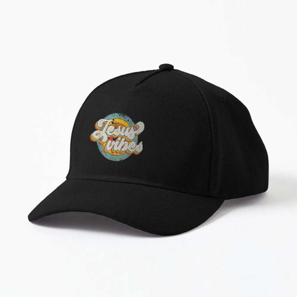 Jesus Vibes Retro Vintage Christian Easter Day Religious Cap