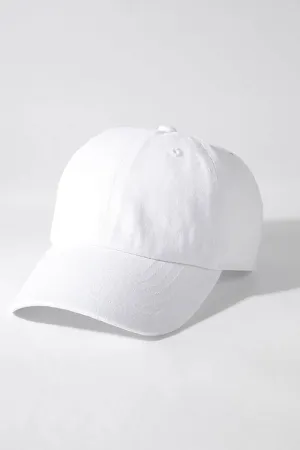 Kids Baseball Cap | White