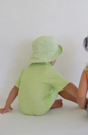 Kids Vali Bucket Hat - Melon Stripe