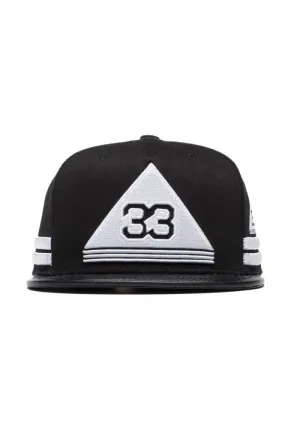 Konus Snapback With 33 Embroidery  in Black