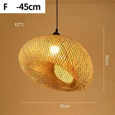 LED Handmade Rattan Chandelier