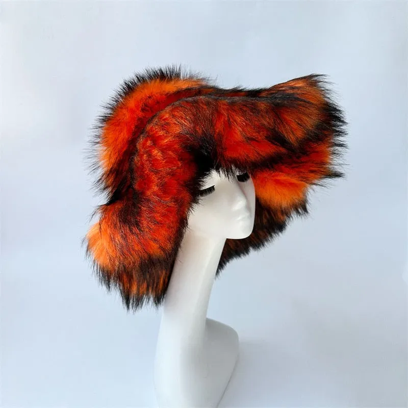 Luxury Color fur Hat