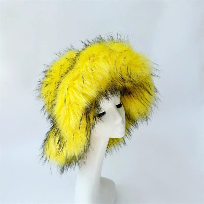 Luxury Color fur Hat