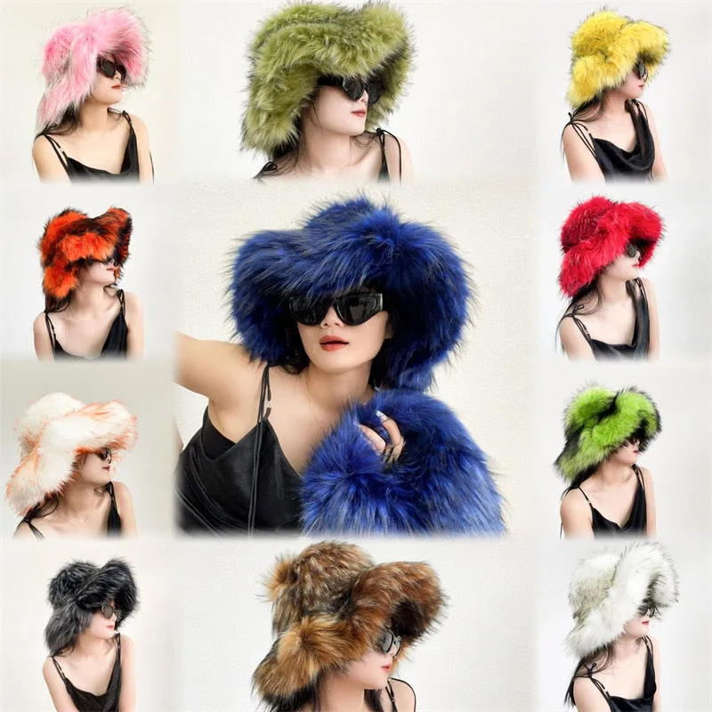 Luxury Color fur Hat